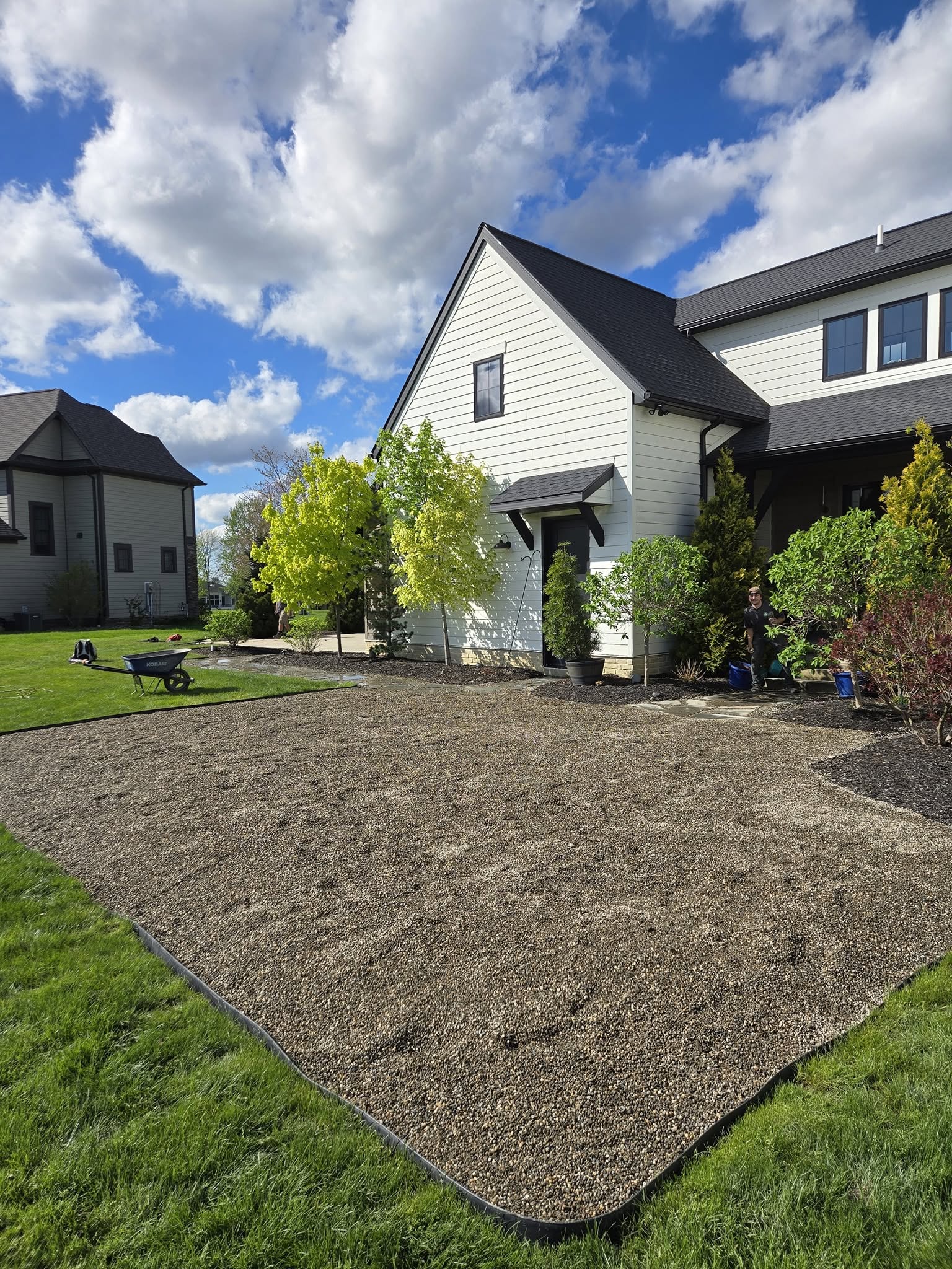 Rock Bed Installation